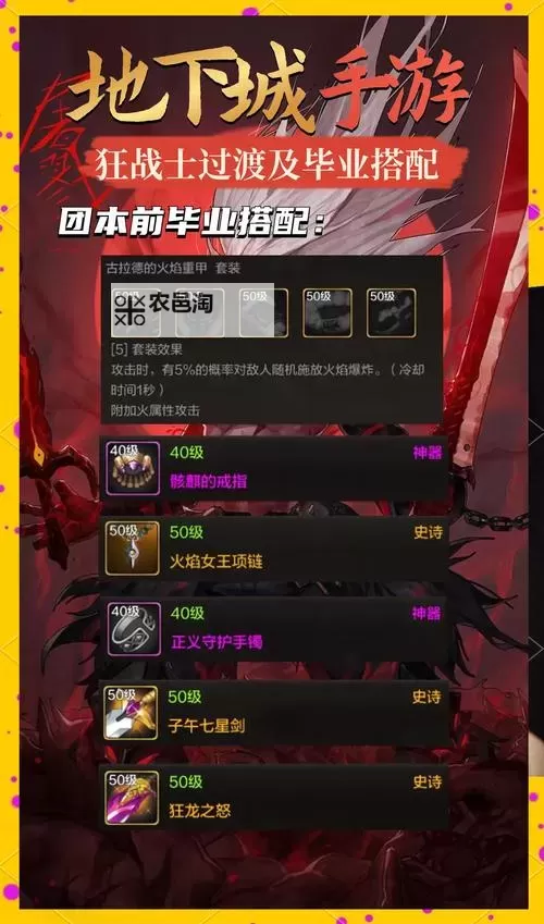 【攻略】105版本DNF狂战套搭配全解析,提升战斗力的最佳选择图2