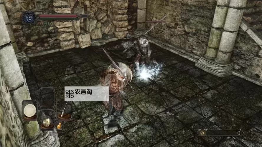 《黑暗之魂2原罪学者》不死陵庙BOSS打法 不死陵庙BOSS怎么打图2