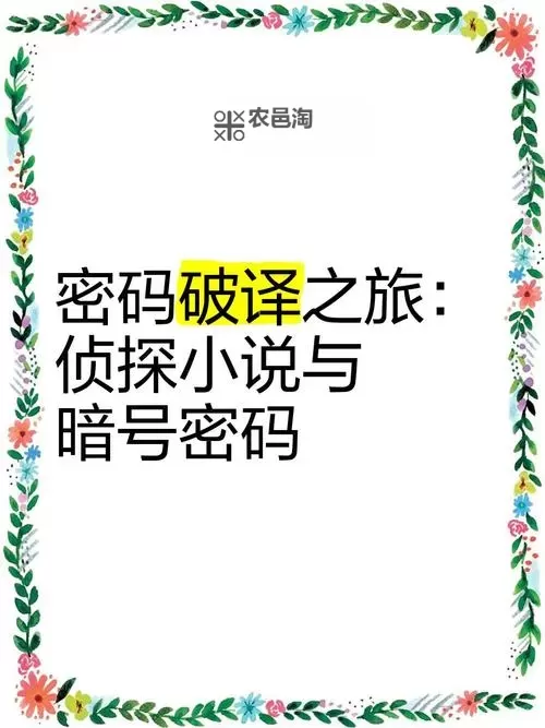 破解迷局:侦探的密码揭秘图1