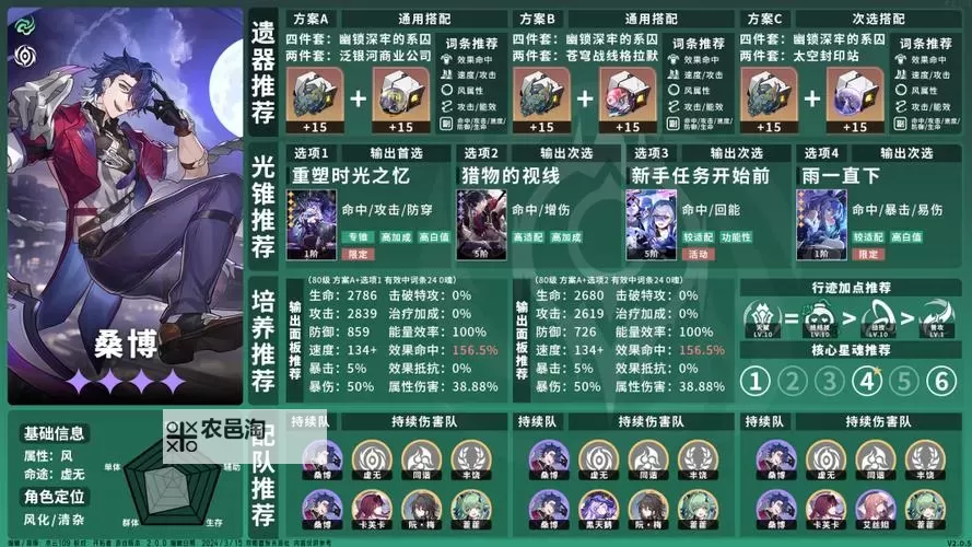 《崩坏星穹铁道》2.0量子主C队伍速配攻略 希尔和青雀手法教学图1