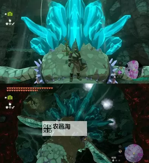 《塞尔达传说荒野之息》高效率刷冰龙及火龙材料方法教学图1