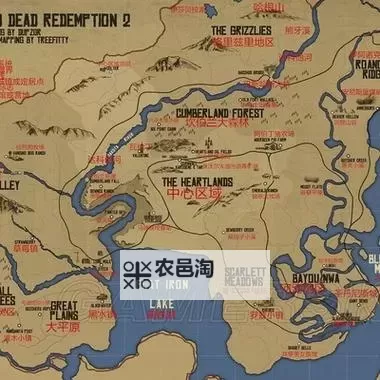 《荒野大镖客2》猫头鹰和野火鸡地图位置图1