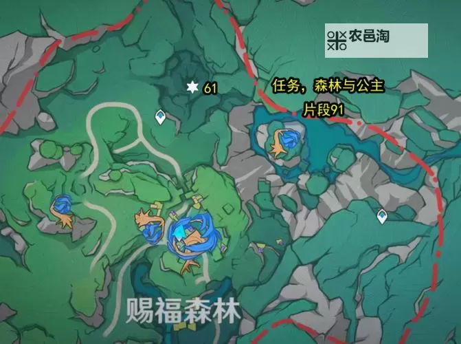 《原神》4.8希穆兰卡欢声飞羽收集路线分享图1