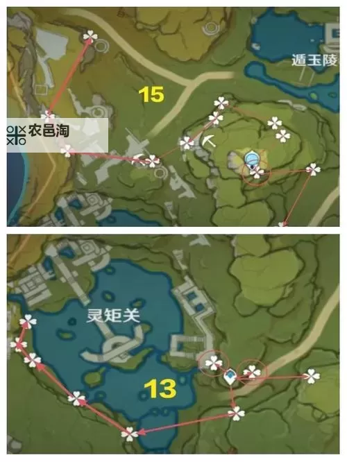 《原神》3.6版236个琉璃袋全收集攻略 白术突破材料收集图1