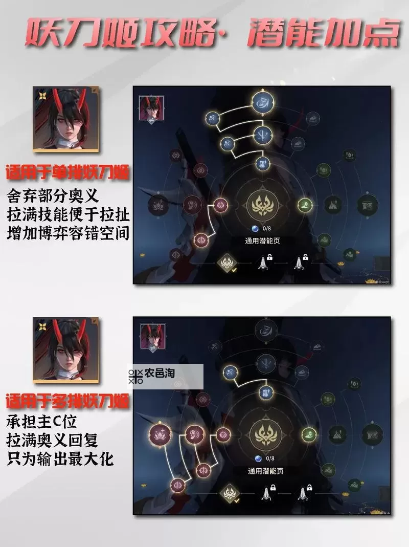 《永劫无间手游》全角色潜能加点推荐图1