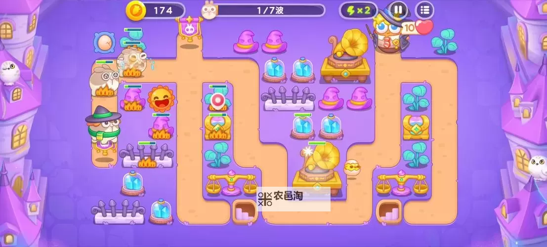 保卫萝卜4阿波与魔法宝藏第65关怎么过? 保卫萝卜4阿波与魔法宝藏第65关攻略!图1