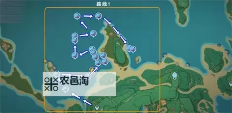 《原神》57个海灵芝位置与采集路线图1