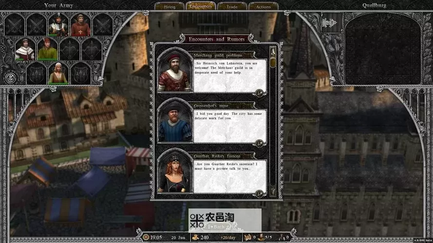 《艾森沃德传奇》界面解析与战斗教程 地图角色能力与战斗规则详解图1