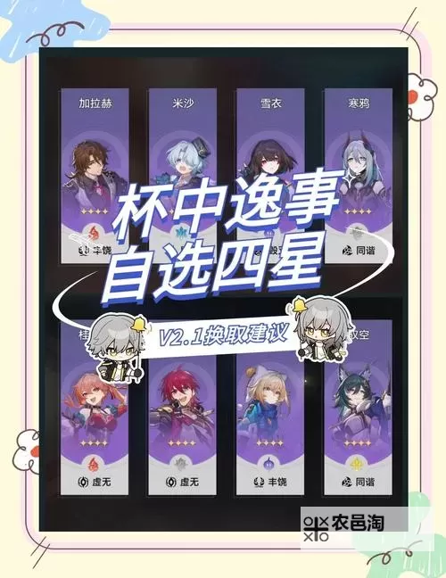 《崩坏星穹铁道》全四星角色定位分析与培养推荐图1