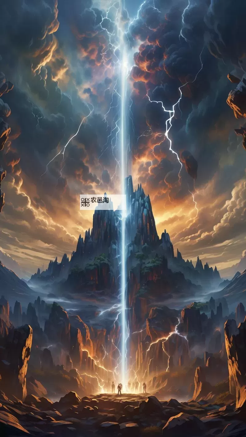 雷电入夜狂飙图片高清壁纸:璀璨雷电穿破黑夜的惊艳瞬间图1