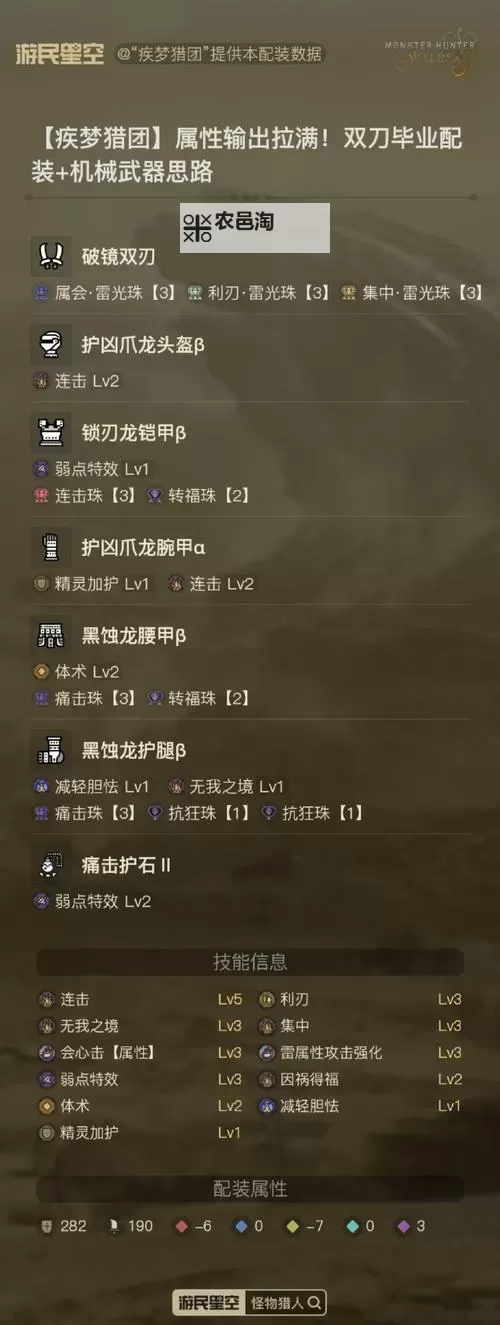 《怪物猎人荒野》历战王煌雷龙版本大剑毕业配装分享图1