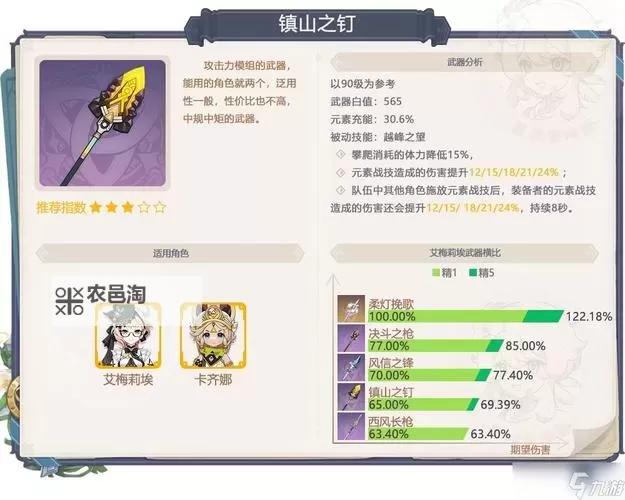 《原神》1.5版钟离武器池介绍与抽取建议图1