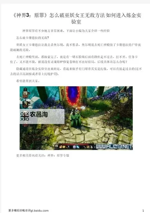 神界3:原罪 修改武器属性的方法图2