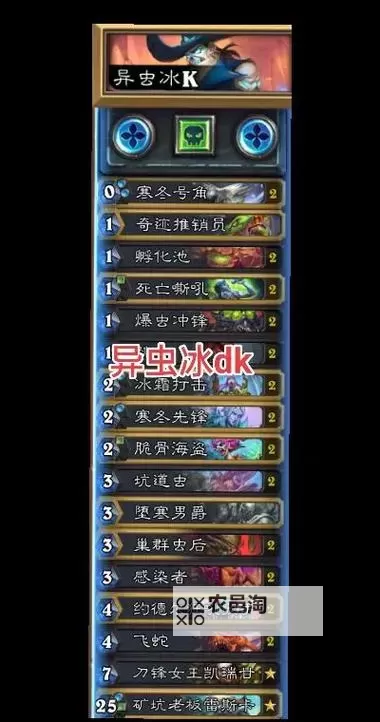 《炉石传说》标准冰DK卡组与打法思路讲解图1