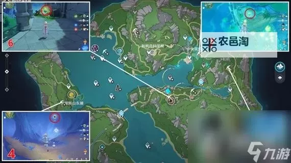 《原神》4.1七块神秘的矿石位置一览图1