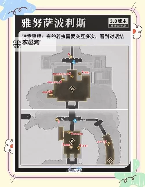 《崩坏星穹铁道》永夜雅努萨波利斯若虫位置一览图1