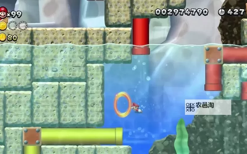 《新超级马里奥兄弟U》全隐藏通道位置一览 隐藏通道在哪图2