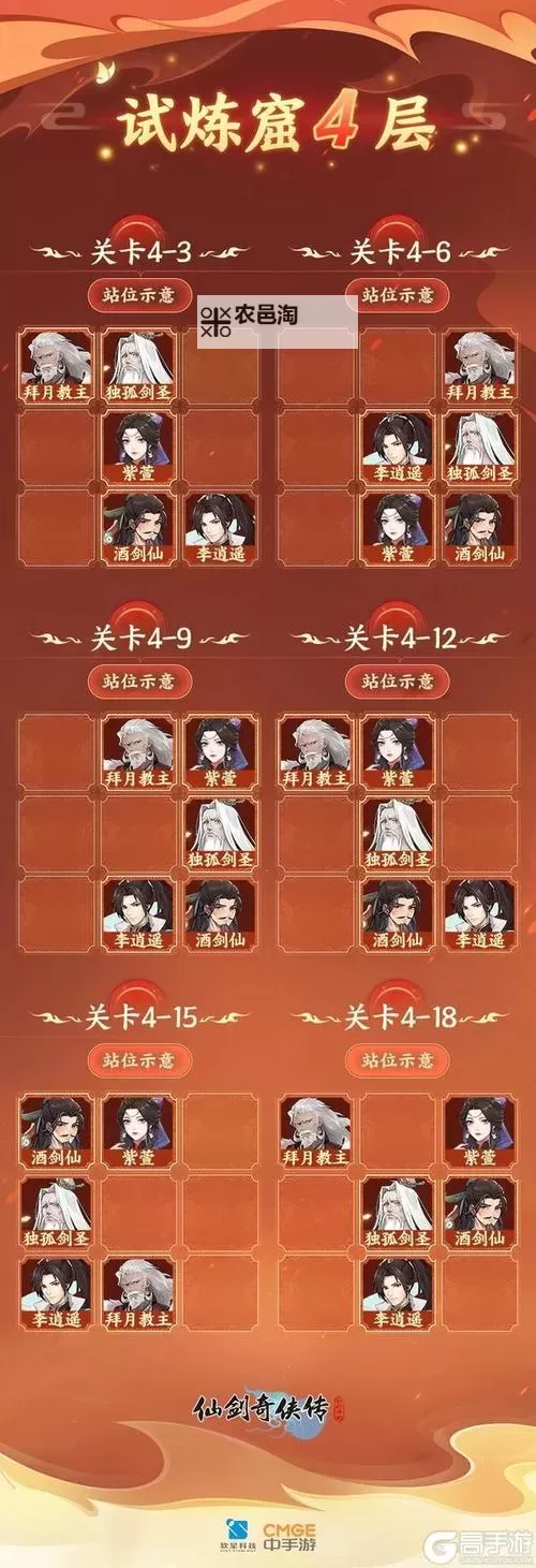 《仙剑奇侠传新的开始》阵容推荐：夏侯瑾轩幻境试炼阵容攻略分享图2