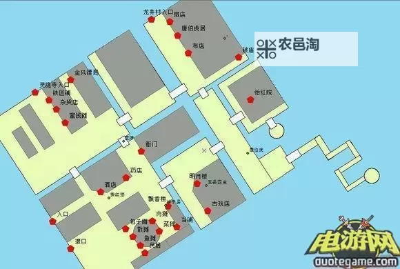 《侠客风云传》地图一览 侠客风云传各城镇地图位置一览图1
