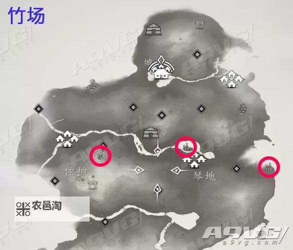 《对马岛之魂》全温泉位置一览 温泉收集攻略图1