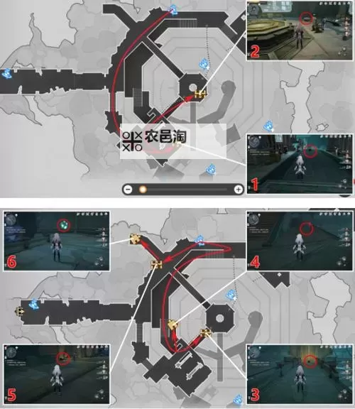 《崩坏星穹铁道》幽囚狱-2层宝箱位置一览图1