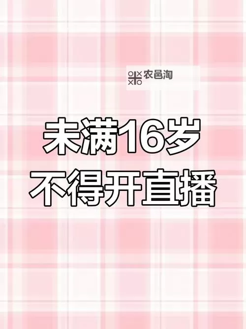直播主播应满16岁:未成年人直播规范与法律规定解析图1