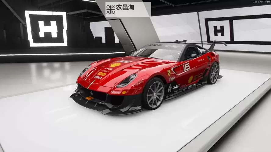 《极限竞速地平线4》戴通纳黑红涂装分享图1