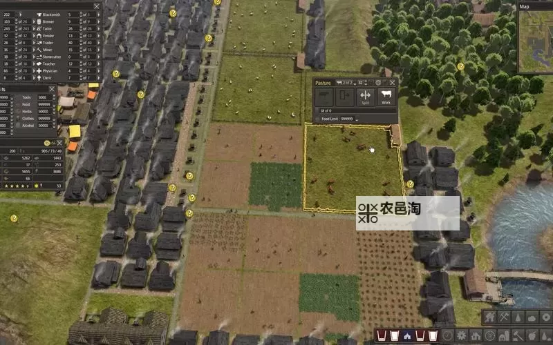 放逐之城 初期规划及人口资源图文心得图1