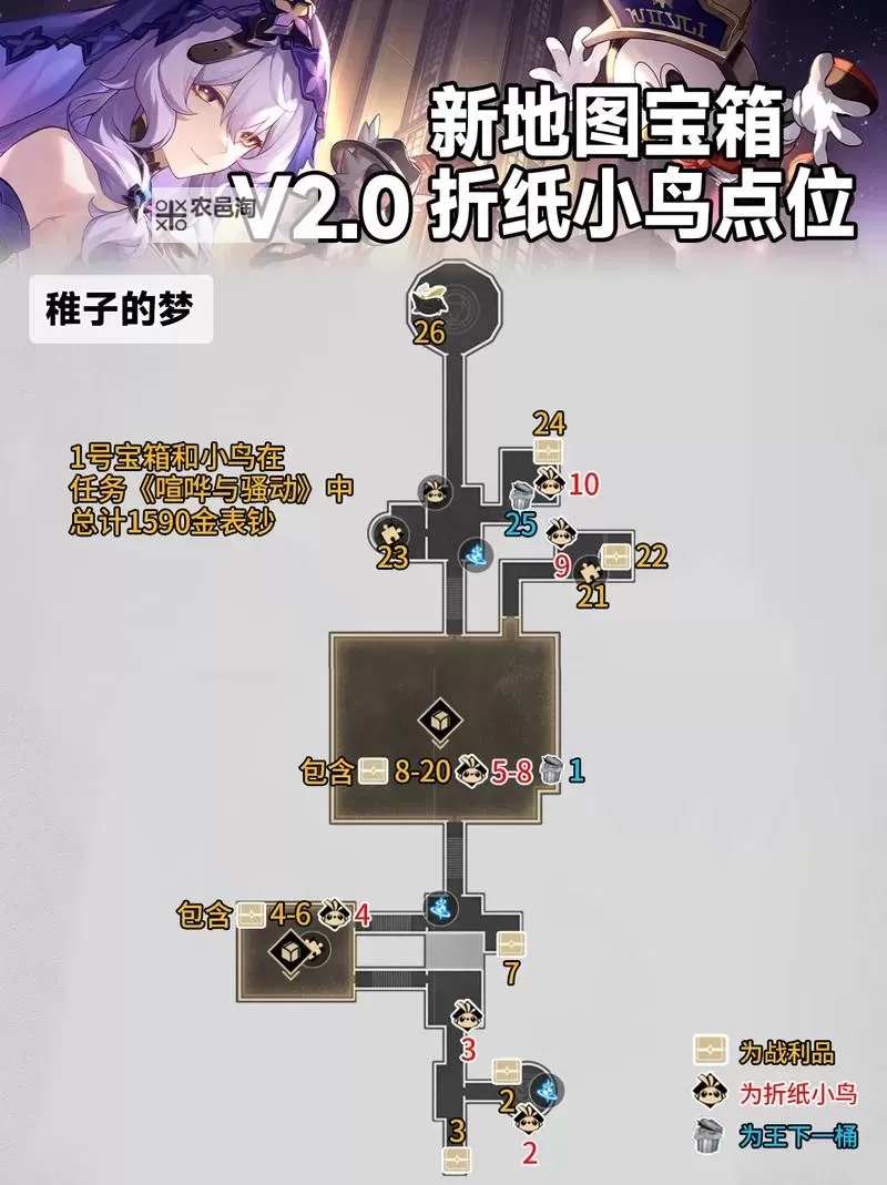 《崩坏星穹铁道》匹诺康尼黄金的时刻全宝箱收集攻略图1