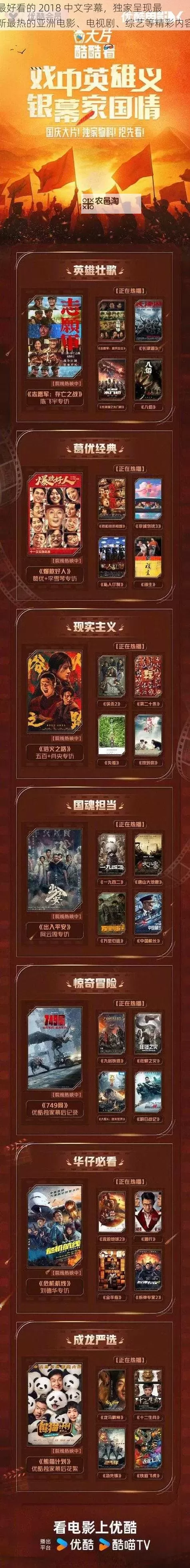 盘点:最全最好看的2018中文字幕电影推荐图1