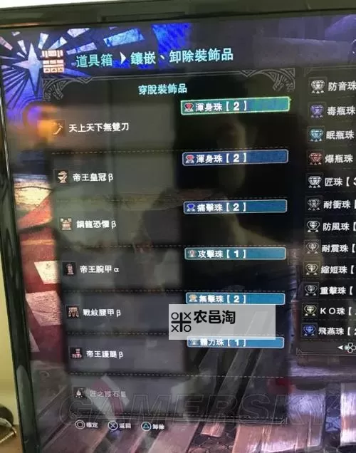 《怪物猎人世界》两套天刀匠5毕业配装分享图1