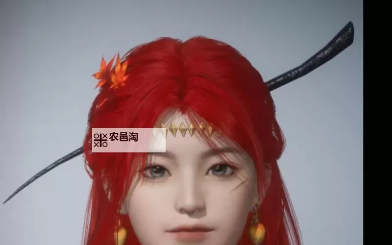 《黑暗之魂3》红发美女详细捏脸数据图1