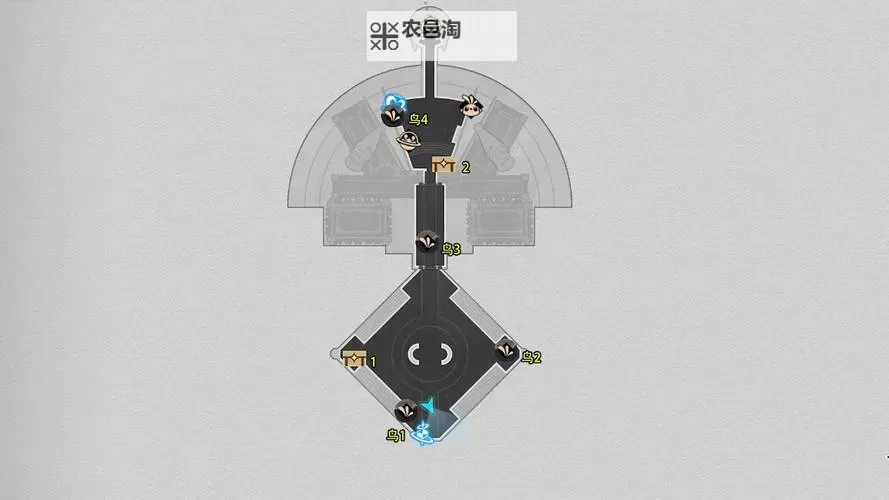 《崩坏星穹铁道》2.2苏乐达热砂海选会场隐藏宝箱位置图1