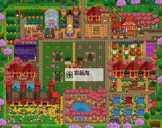 《星露谷物语》农场布局图大全 各式农场布局图分享图1