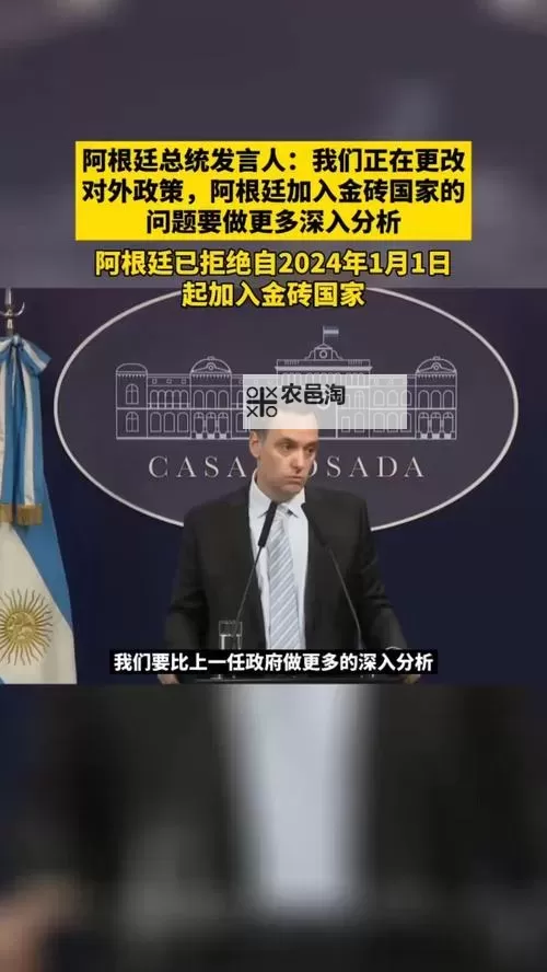 中方回应阿根廷不会加入金砖:区域格局再平衡与两国合作新方向图1