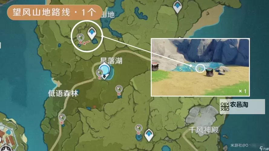 《原神》3.4版嘟嘟莲收集路线分享图1